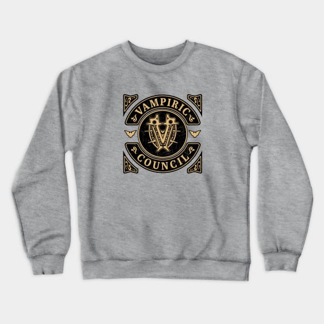 Vampiric Council Emblem Crewneck Sweatshirt by Vault Emporium